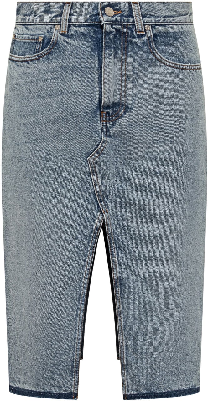 Stella McCartney Gonna Midi Vintage Blauw