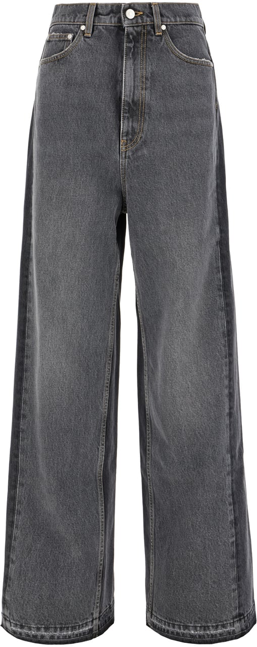 Stella McCartney Stella McCartney Charcoal denim jeans Zwart