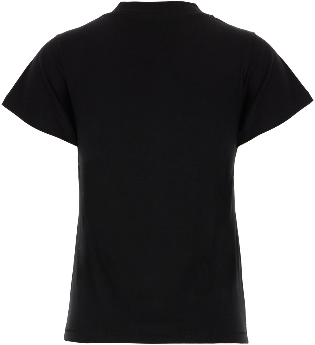 Stella McCartney Stella McCartney Black cotton t-shirt Zwart