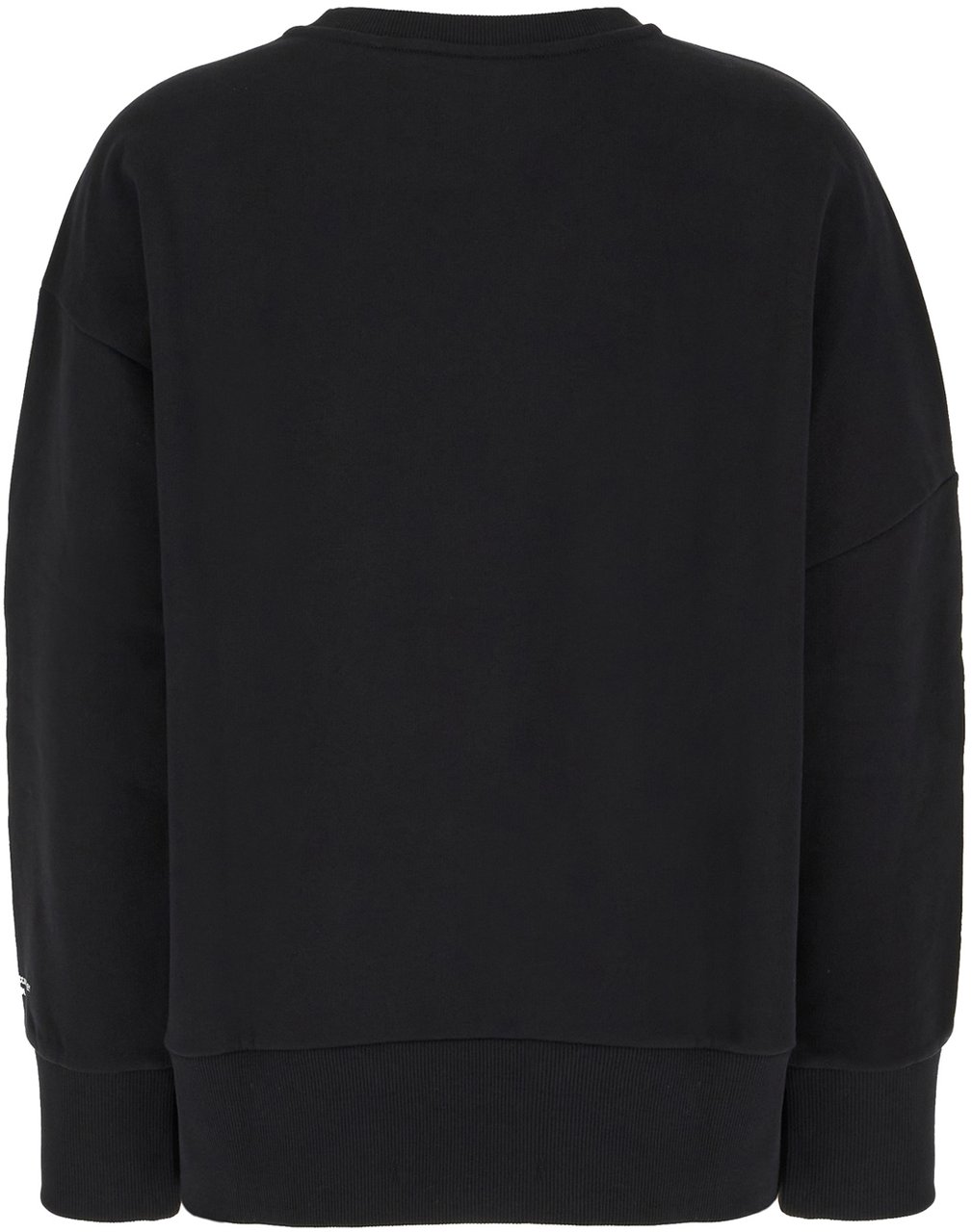 Stella McCartney Stella McCartney Black cotton oversize sweatshirt Zwart