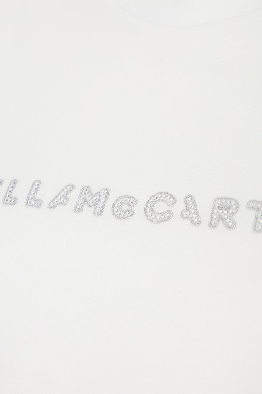 Stella McCartney Stella McCartney White cotton t-shirt Wit