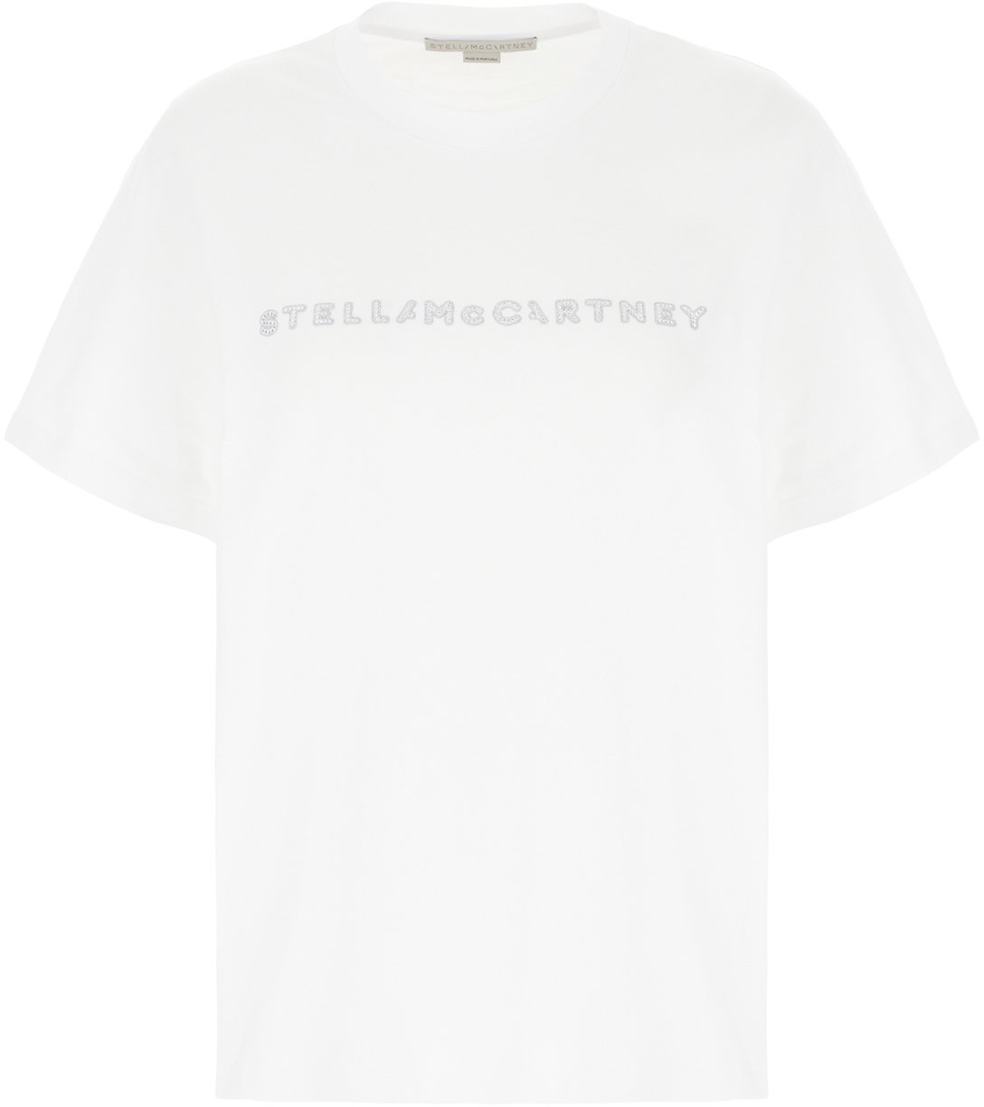 Stella McCartney Stella McCartney White cotton t-shirt Wit