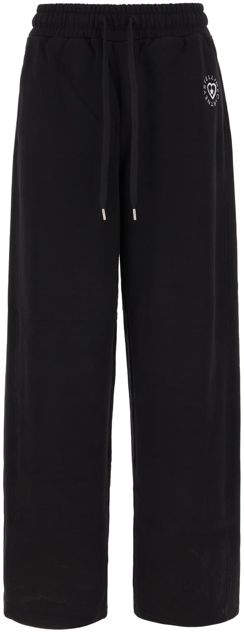 Stella McCartney Stella McCartney Black cotton pants Zwart