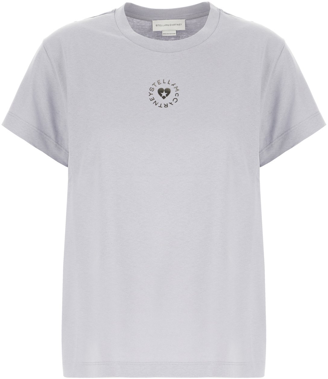Stella McCartney Stella McCartney Light grey cotton t-shirt Grijs
