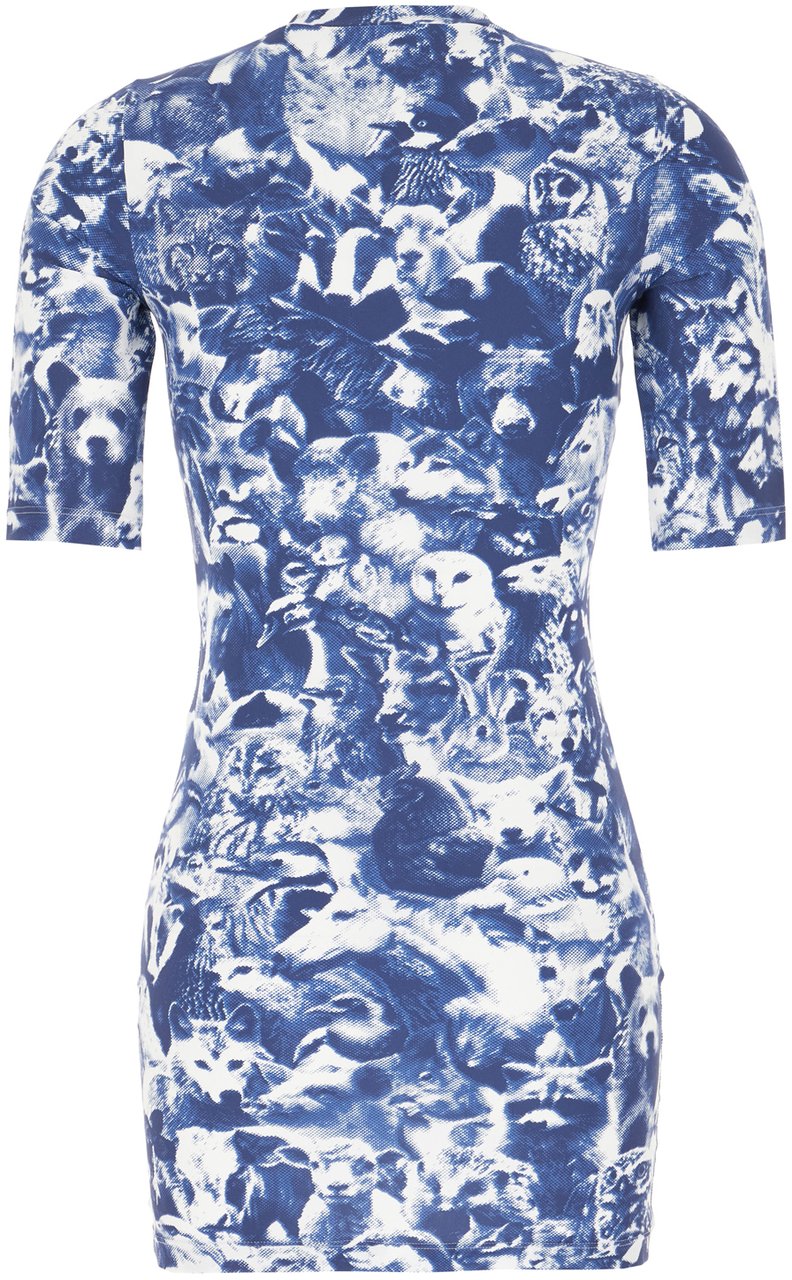 Stella McCartney Stella McCartney Printed stretch nylon mini dress Divers