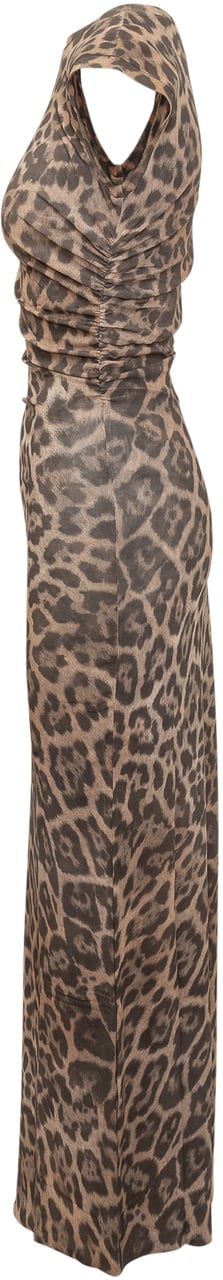 Stella McCartney Abito Leopardato Bruin