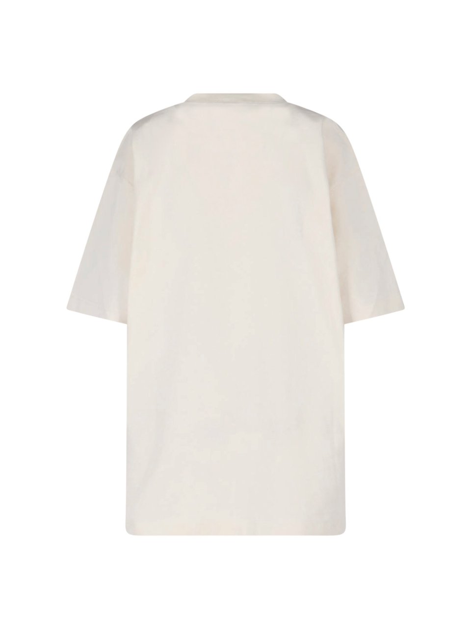 Stella McCartney Cream Come Together Relaxed T-Shirt Neutraal