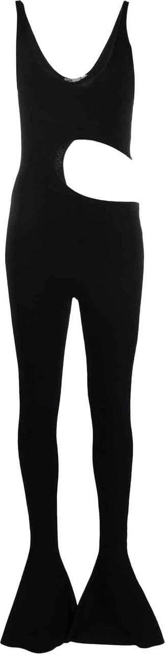 Stella McCartney Stella Mccartney Cut Out Jumpsuit Zwart
