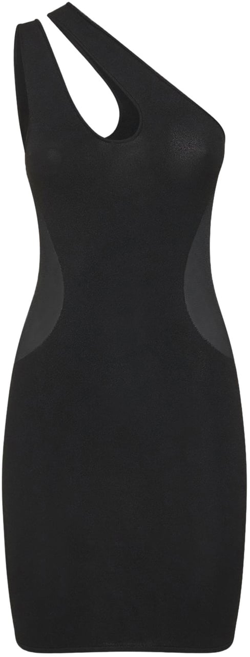 Stella McCartney Elegant and sophisticated black minimalist dress Zwart