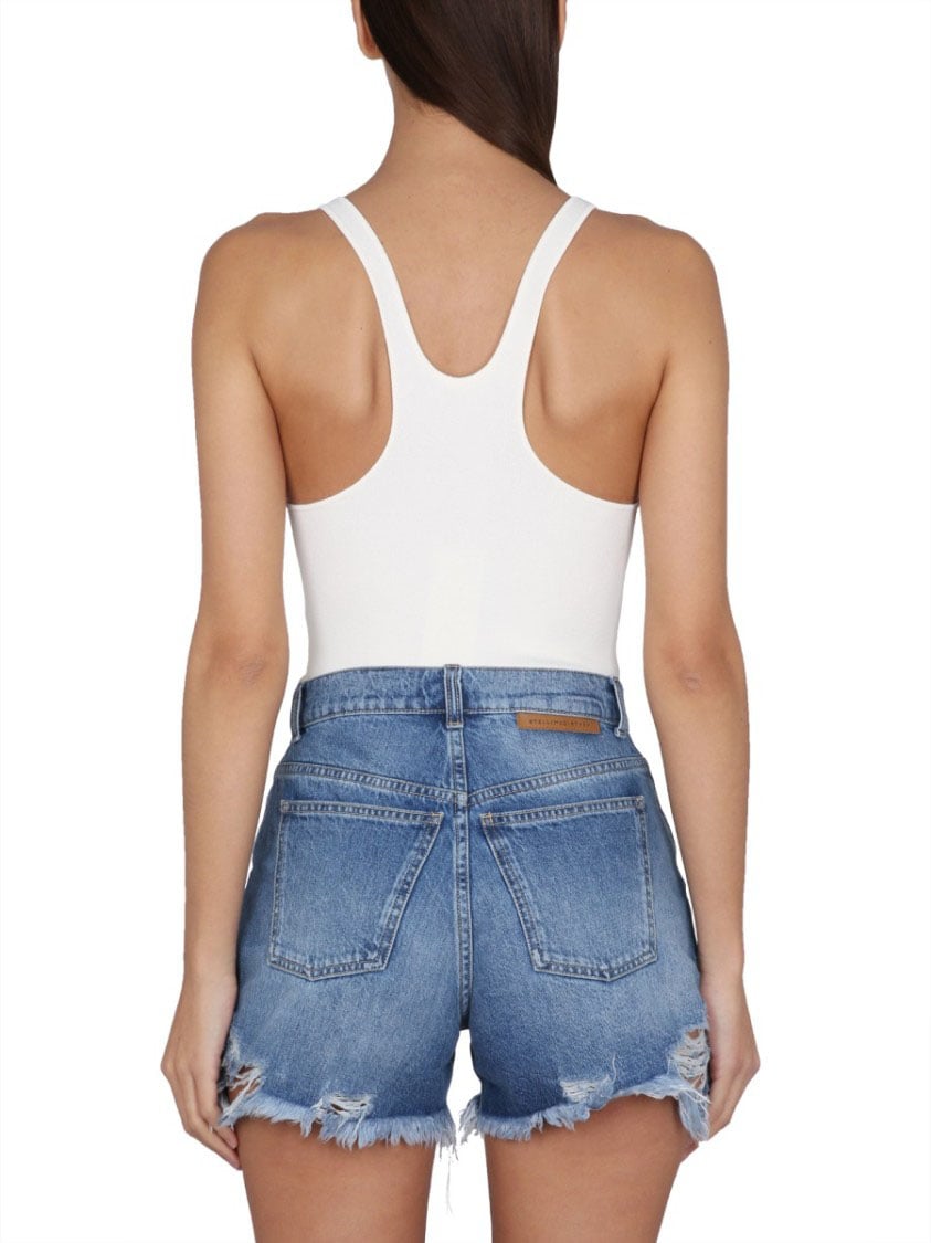 Stella McCartney Compact Knit Bodysuit Wit