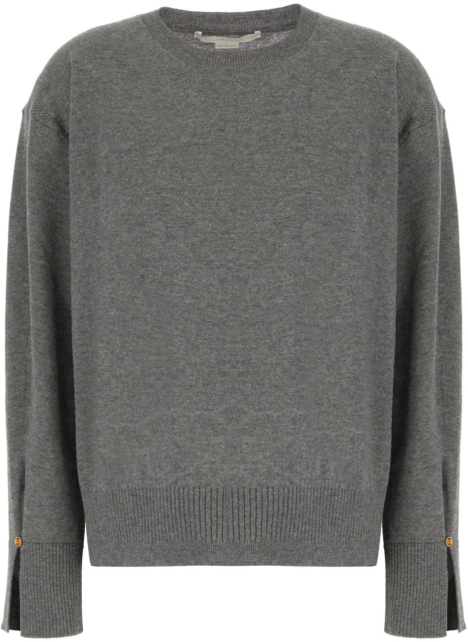 Stella McCartney Stella McCartney Dark grey wool sweater Grijs