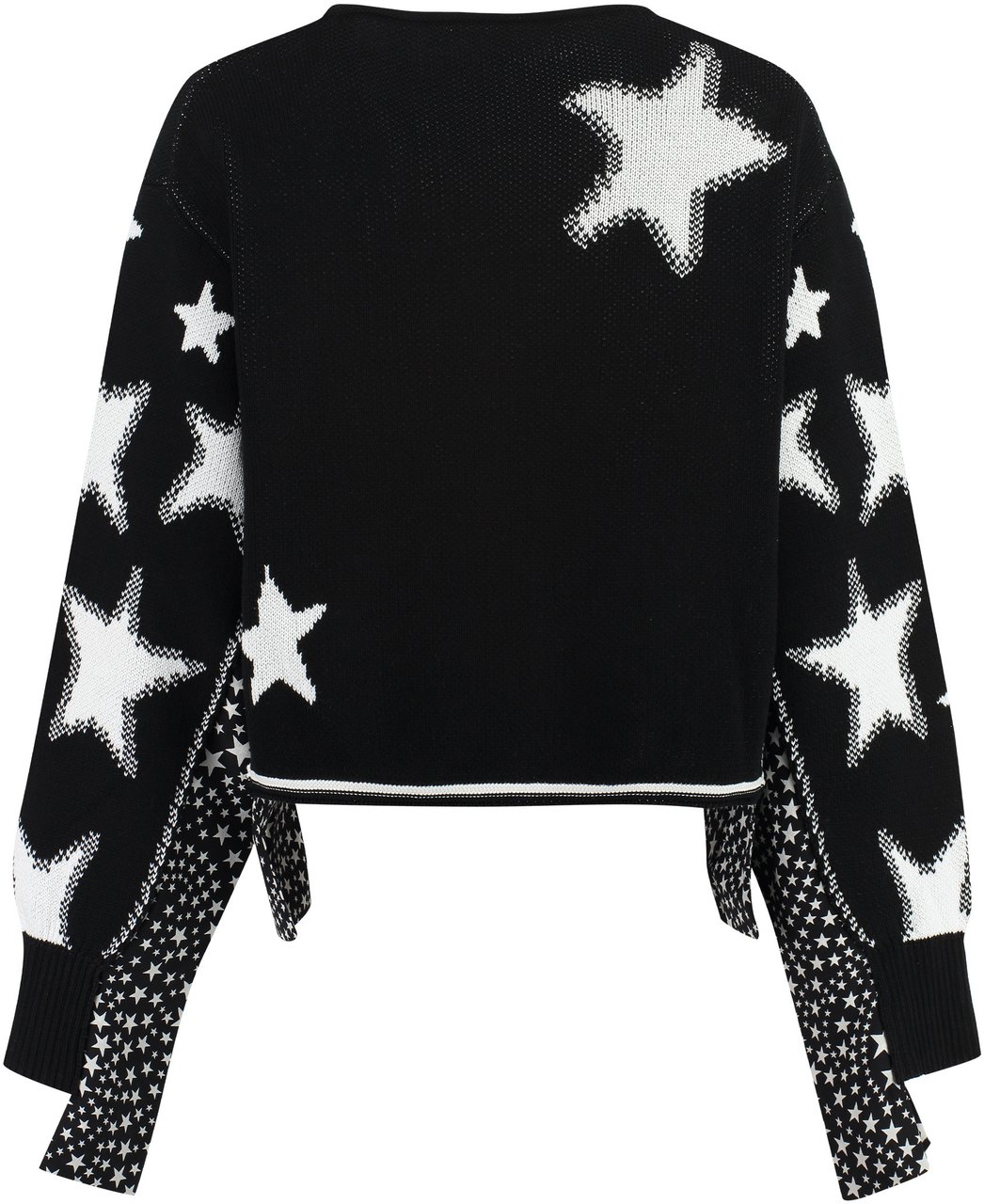 Stella McCartney Long sleeve crew-neck sweater Zwart
