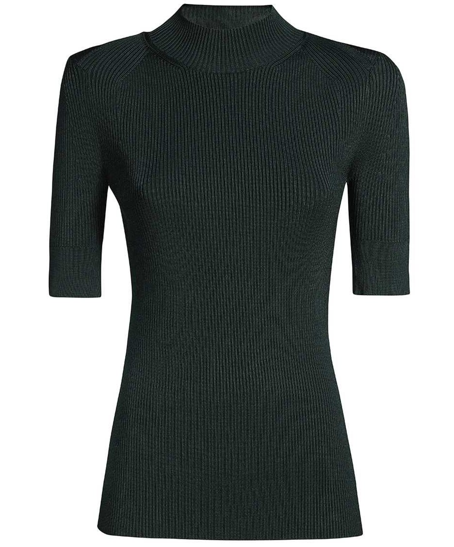 Stella McCartney Knitted viscosa-blend top Groen