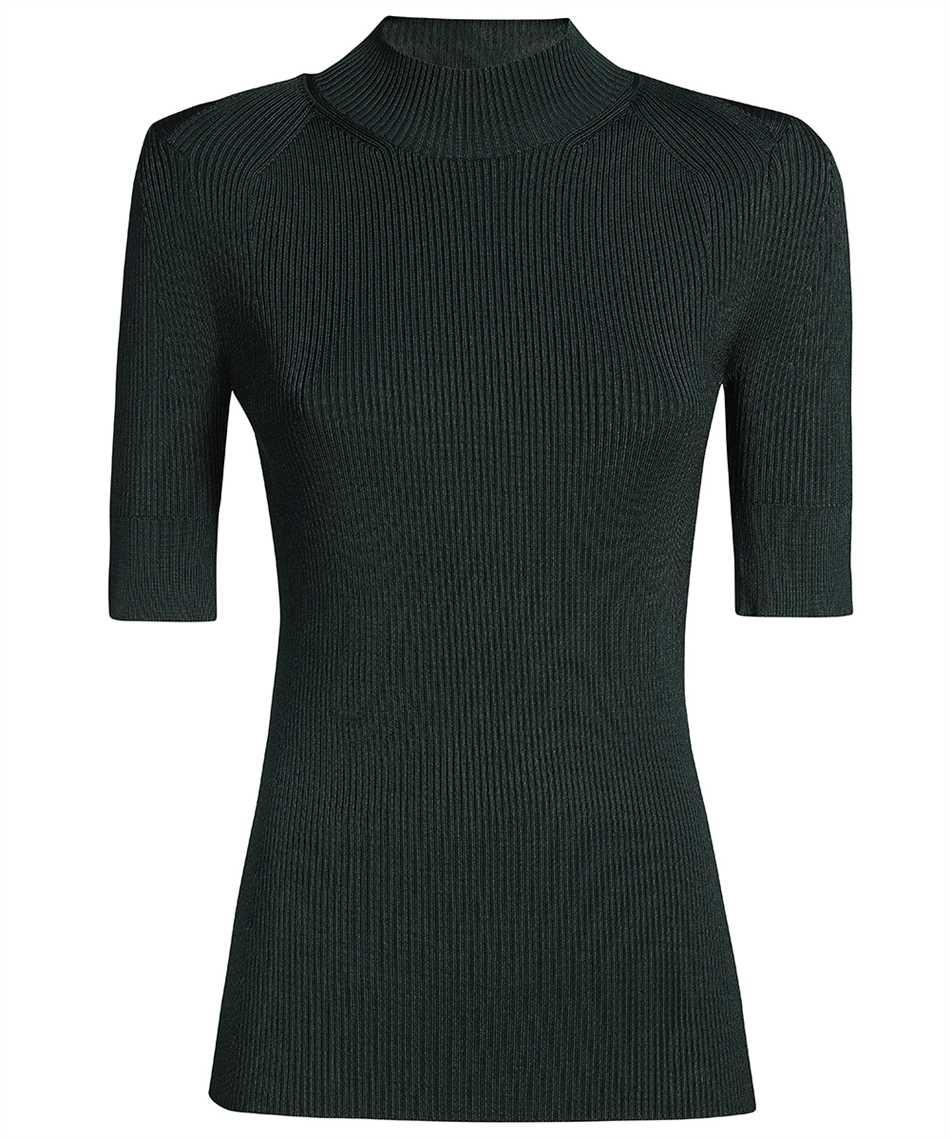 Stella McCartney Knitted viscosa-blend top Groen