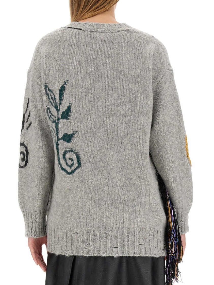 Stella McCartney Artwork Sweater Grijs