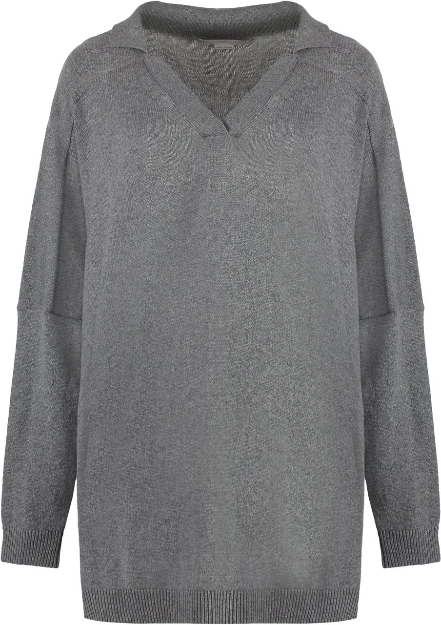 Stella McCartney Cashmere V-neck sweater Grijs