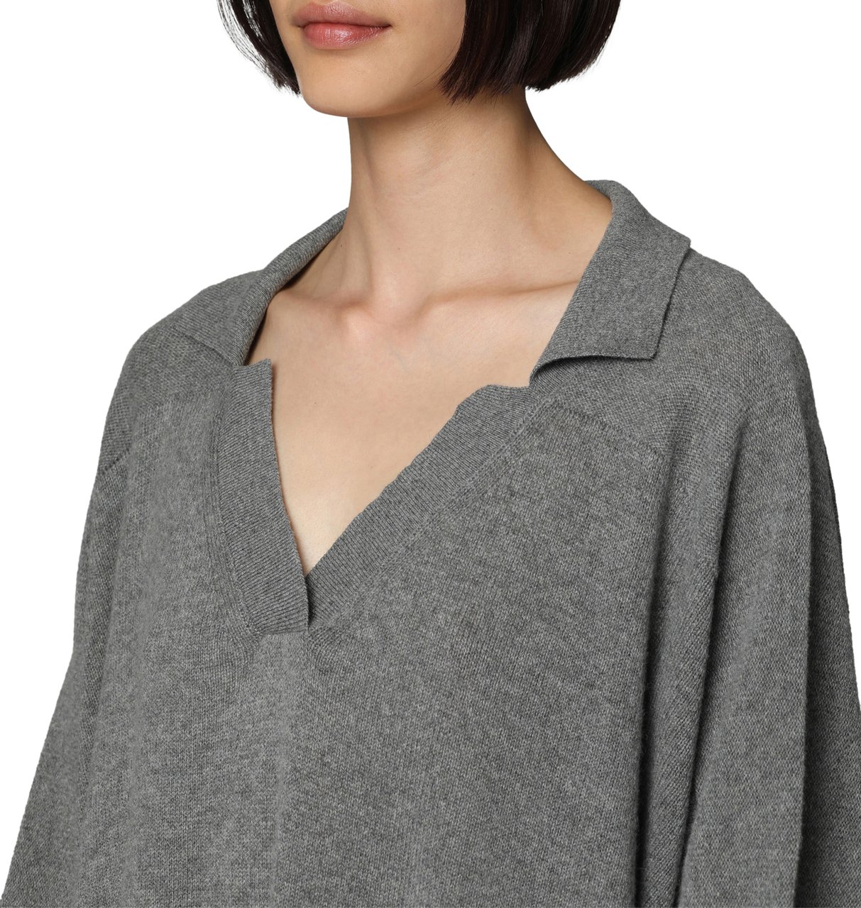 Stella McCartney Cashmere V-neck sweater Grijs