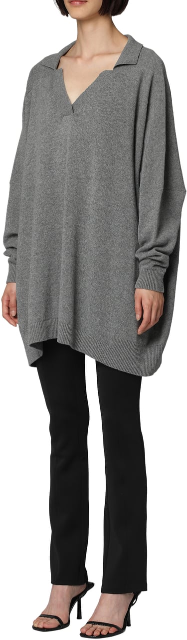 Stella McCartney Cashmere V-neck sweater Grijs