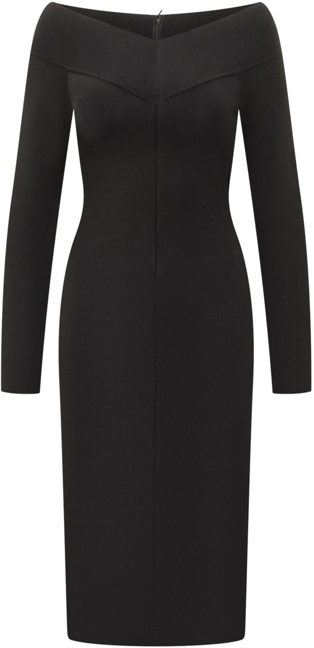 Stella McCartney COMPACT KNIT DRESS Zwart