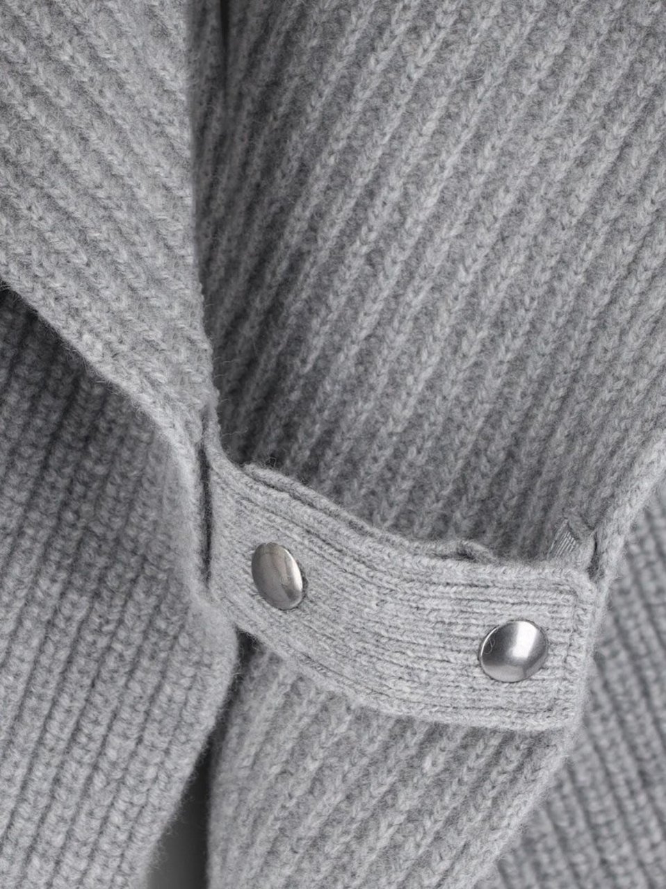 Stella McCartney Wool And Cashmere Cape – Grey Grijs