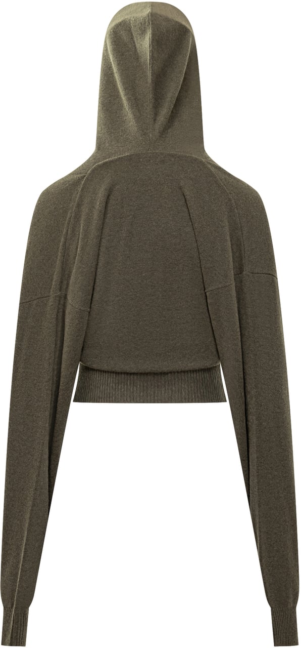 Stella McCartney Stella McCartney Pullover Verde Corto con Scollo a V Groen