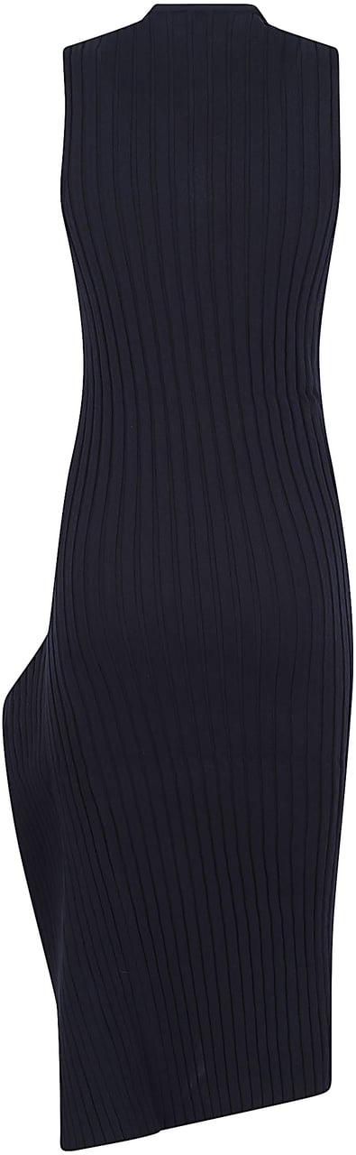 STELLA McCARTNEY Cotton Ribbed Dress Lichtblauw
