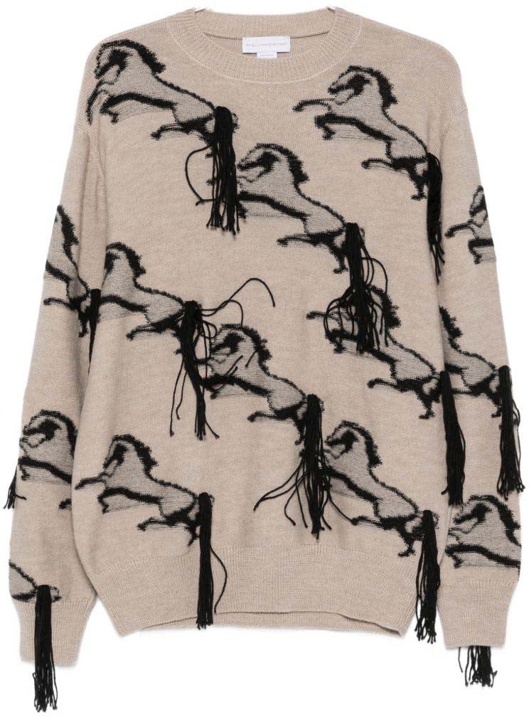 Stella McCartney Sweaters Grey Taupe