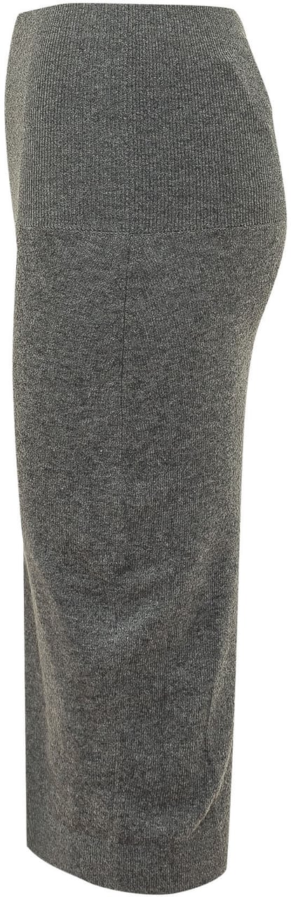 Stella McCartney Wool Knit Pencil Skirt Grigio Donkergrijs