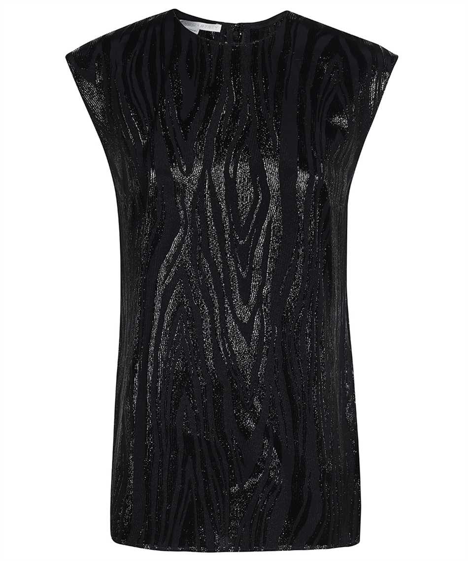 Stella McCartney Lurex blouse Zwart