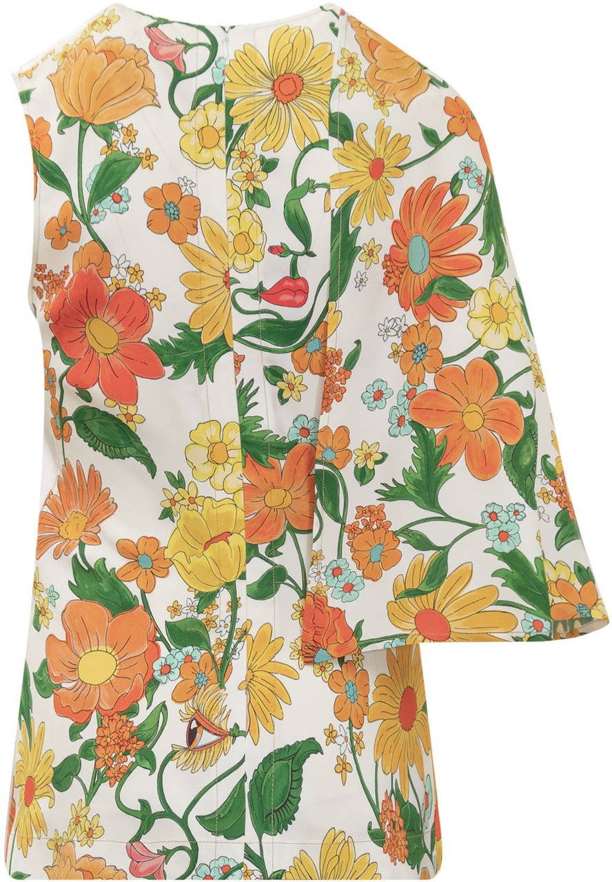 Stella McCartney Top Flower Wit