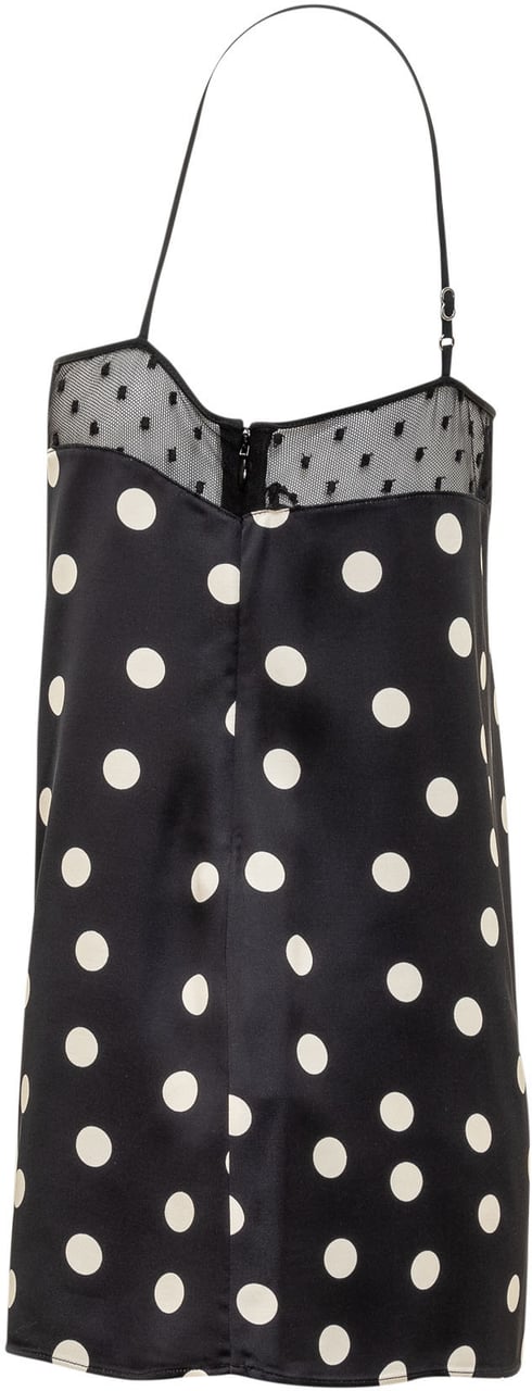 Stella McCartney Top con Motivo Pois Zwart