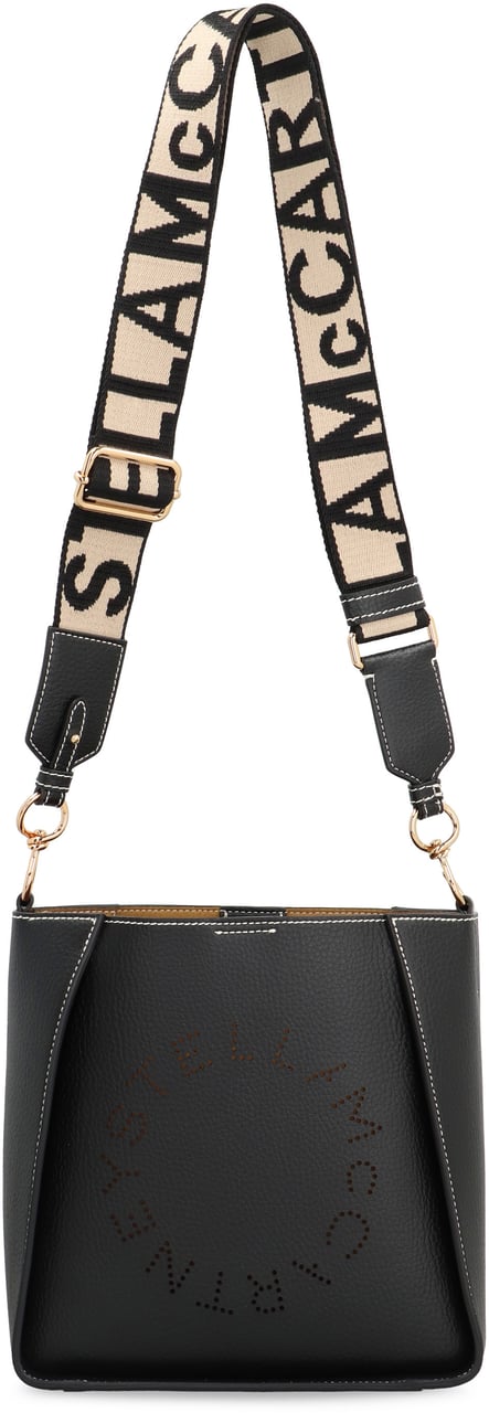 Stella McCartney Stella Logo shoulder bag Zwart