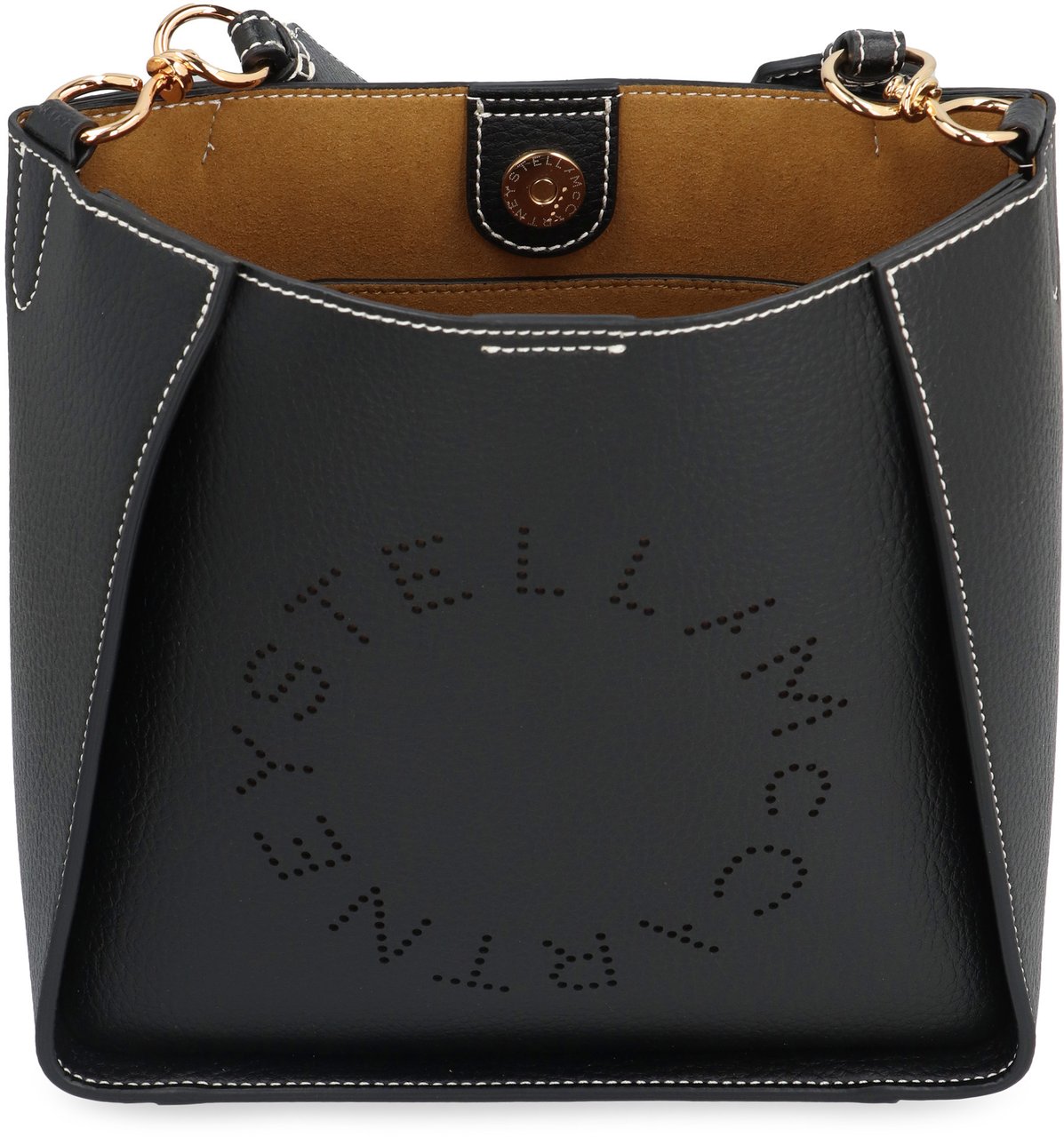 Stella McCartney Stella Logo shoulder bag Zwart