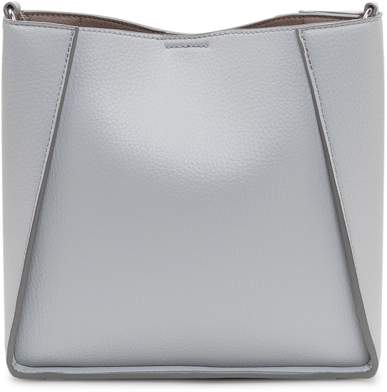 Stella McCartney Borsa Crossbody con Logo Traforato Lichtgrijs