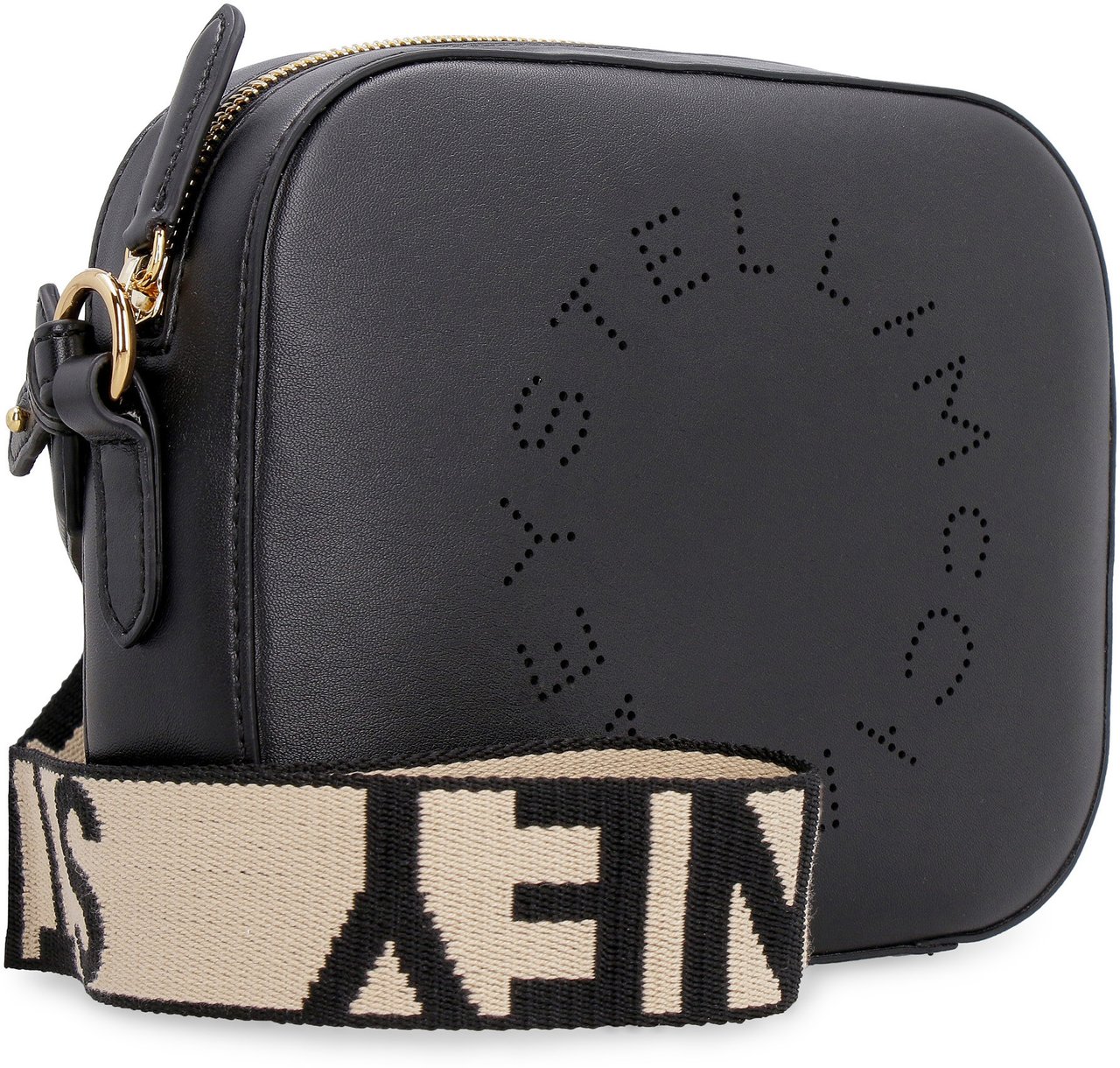 Stella McCartney Stella Logo camera bag Zwart