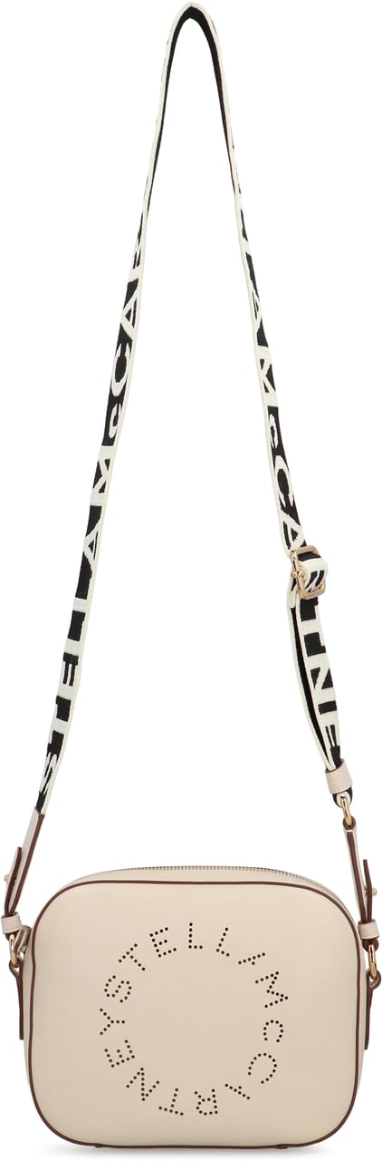 Stella McCartney Shoulder Camera Bag with Logo Neutraal