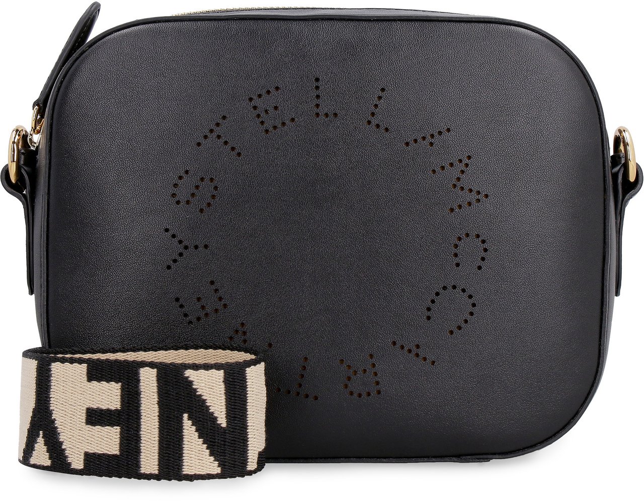 Stella McCartney Stella Logo camera bag Zwart