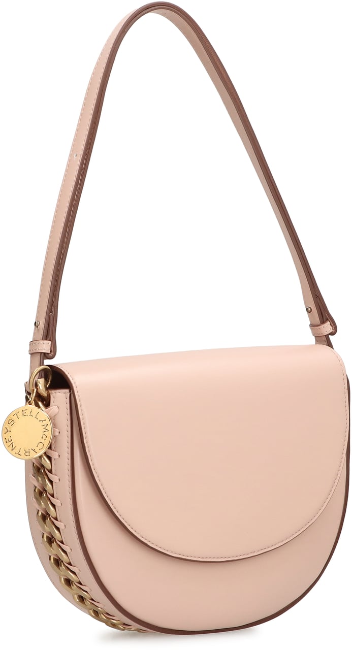 Stella McCartney Shoulder bag with flap medium Frayme Roze