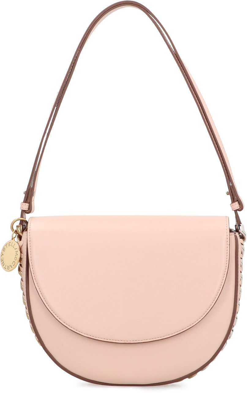 Stella McCartney Shoulder bag with flap medium Frayme Roze