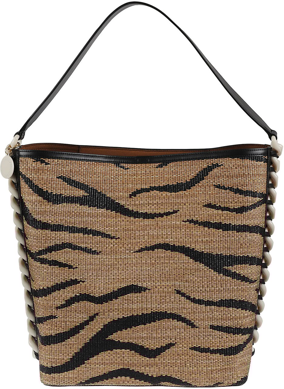 Stella McCartney Structured Bucket Bag Bruin