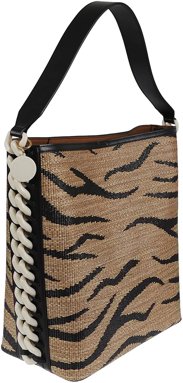 Stella McCartney Structured Bucket Bag Bruin