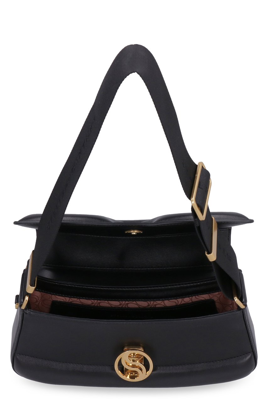 Stella McCartney S-Wave shoulder bag Zwart