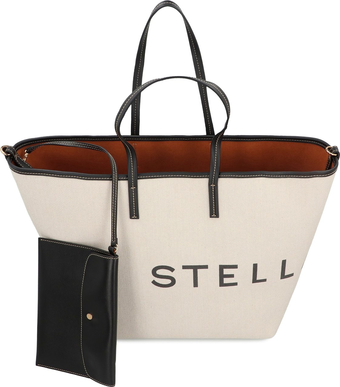 Stella McCartney Canvas tote bag Neutraal