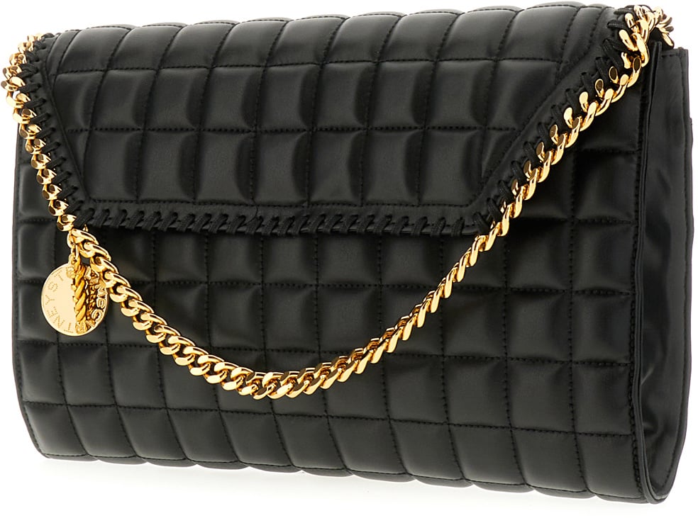 Stella McCartney Stella McCartney Black alter mat crossbody bag Zwart