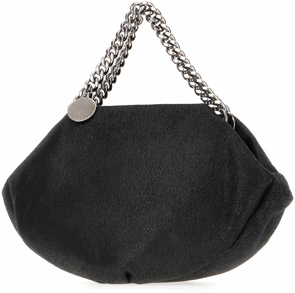 Stella McCartney Stella McCartney Black shaggy deer Falabella handbag Zwart