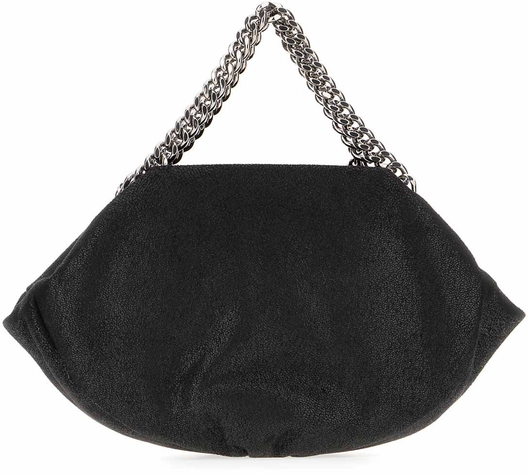 Stella McCartney Stella McCartney Black shaggy deer Falabella handbag Zwart