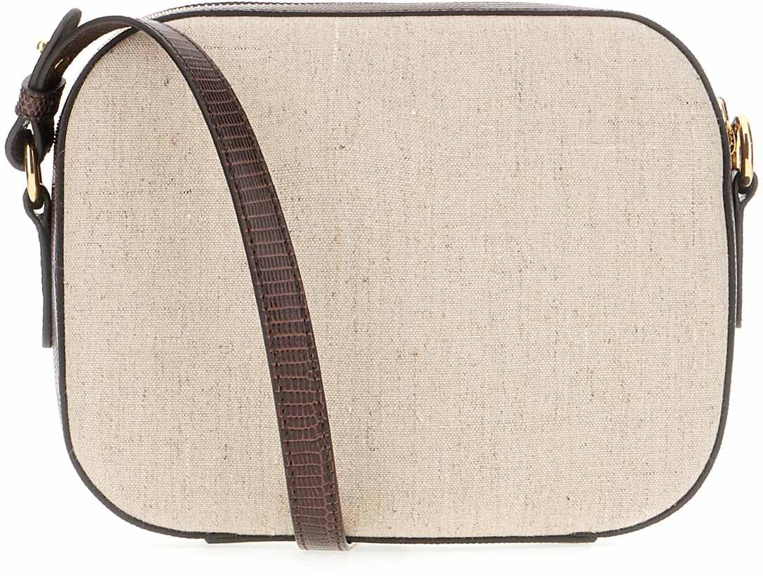 Stella McCartney Stella McCartney Cappuccino canvas crossbody bag Beige