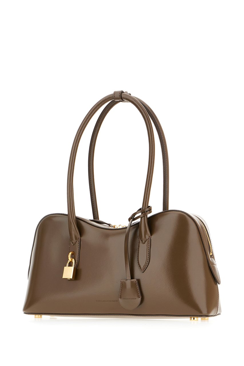 Stella McCartney Stella McCartney Brown synthetic leather shoulder bag Bruin