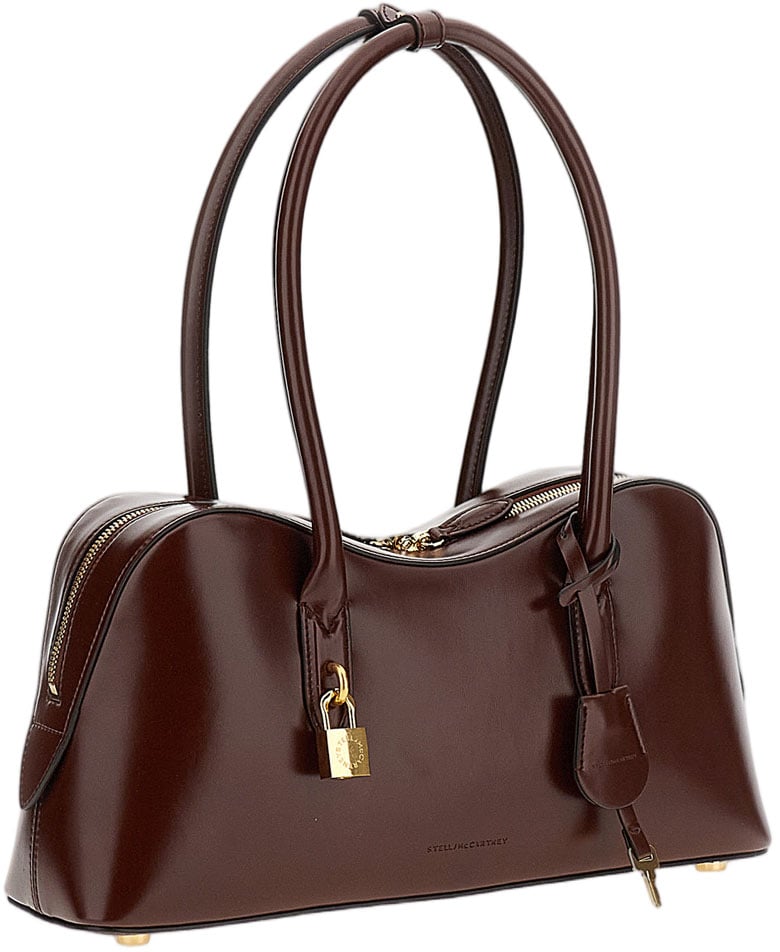 Stella McCartney Polyester Double Rounded Handles Bag Rood