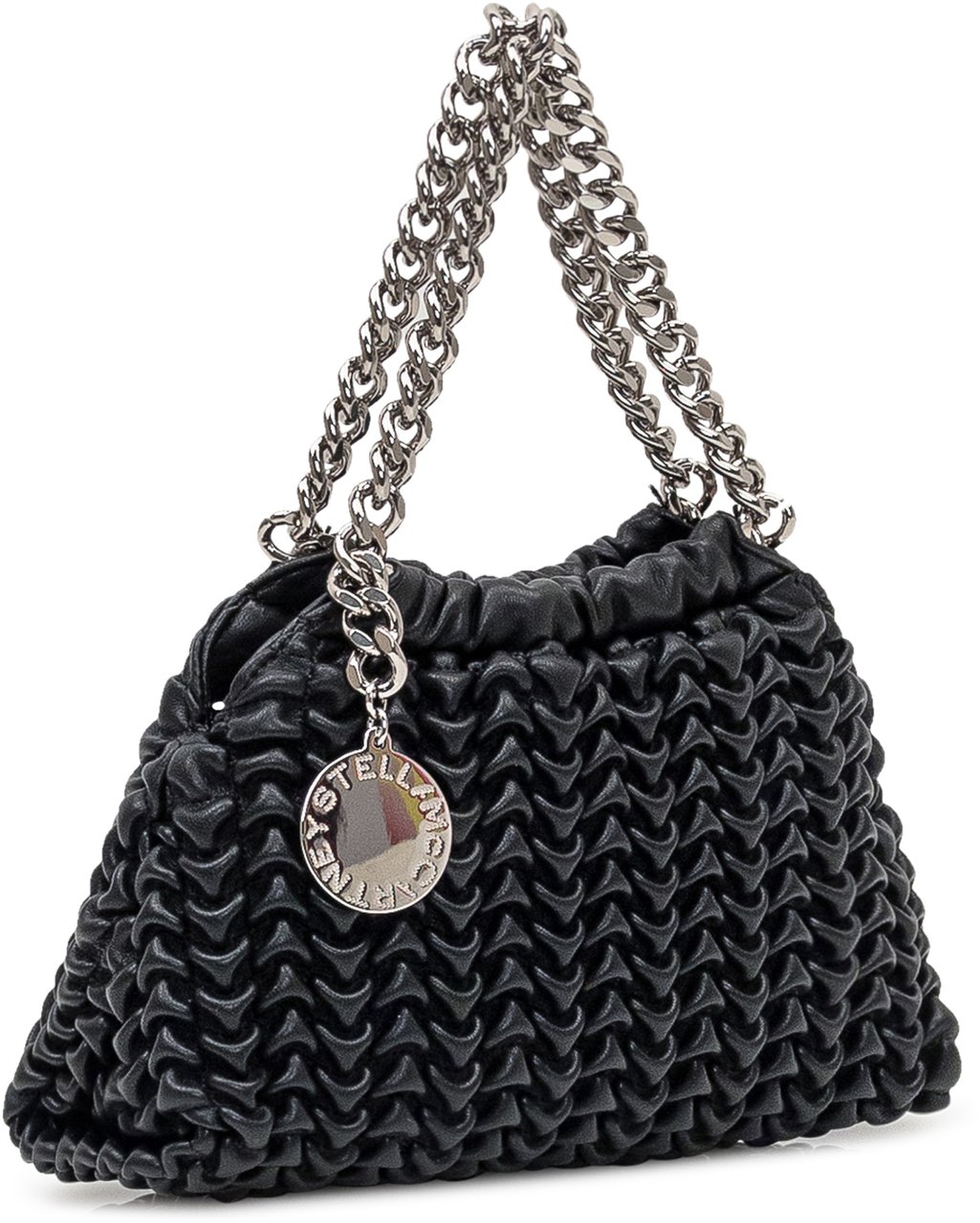 Stella McCartney Stella McCartney Borsa a Mano Nera Trapuntata Zwart